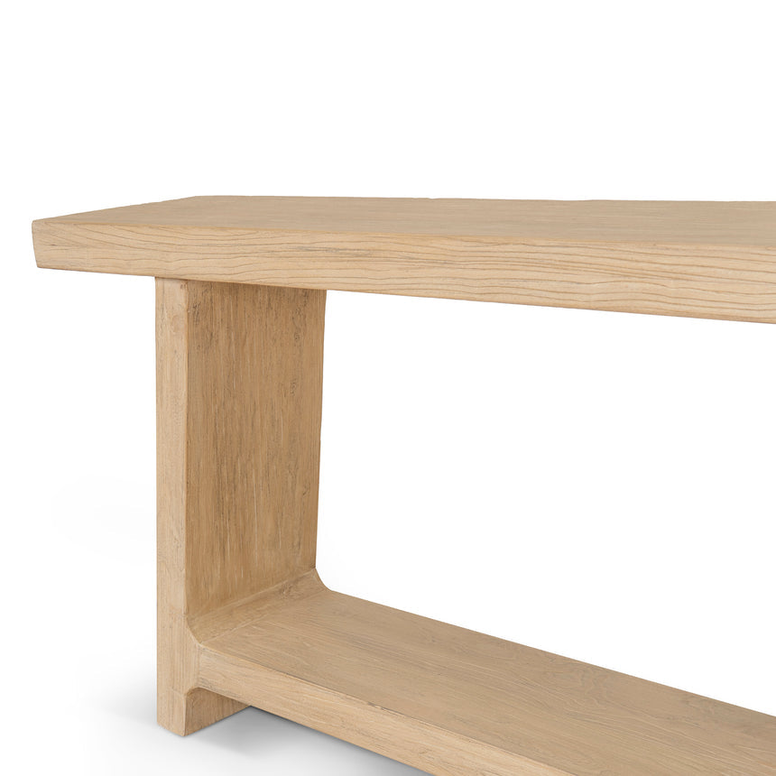 1.52m Elm Console Table - Natural