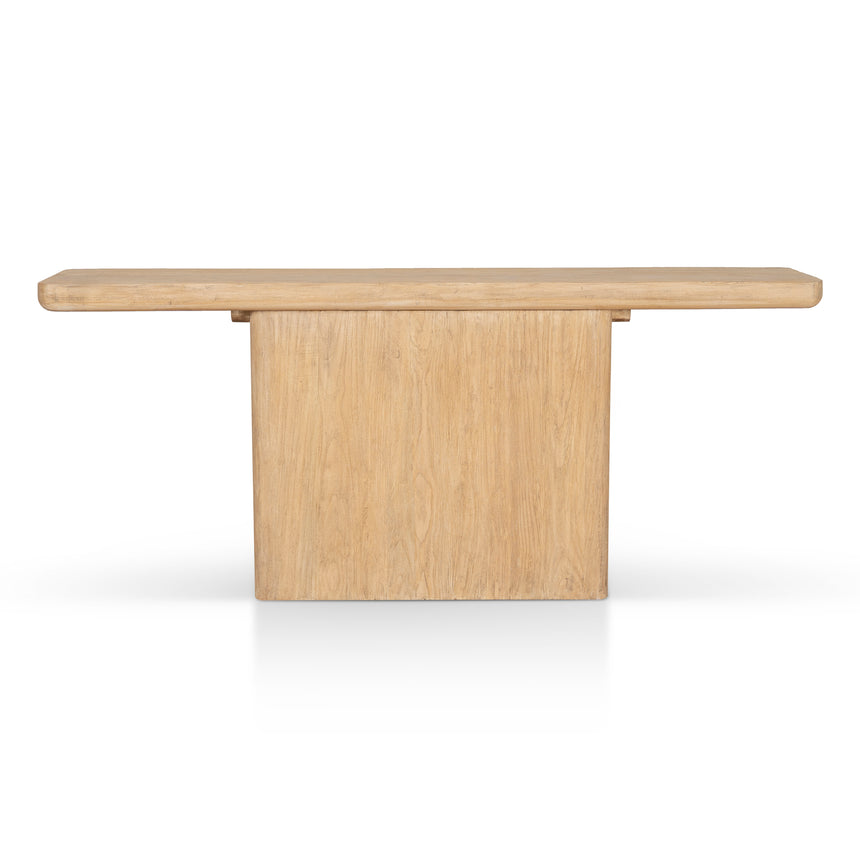 1.8m Elm Console Table - Natural