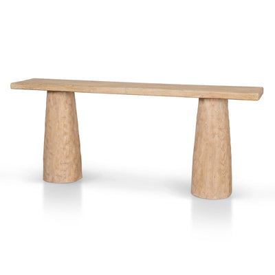 1.83m Elm Console Table - Natural