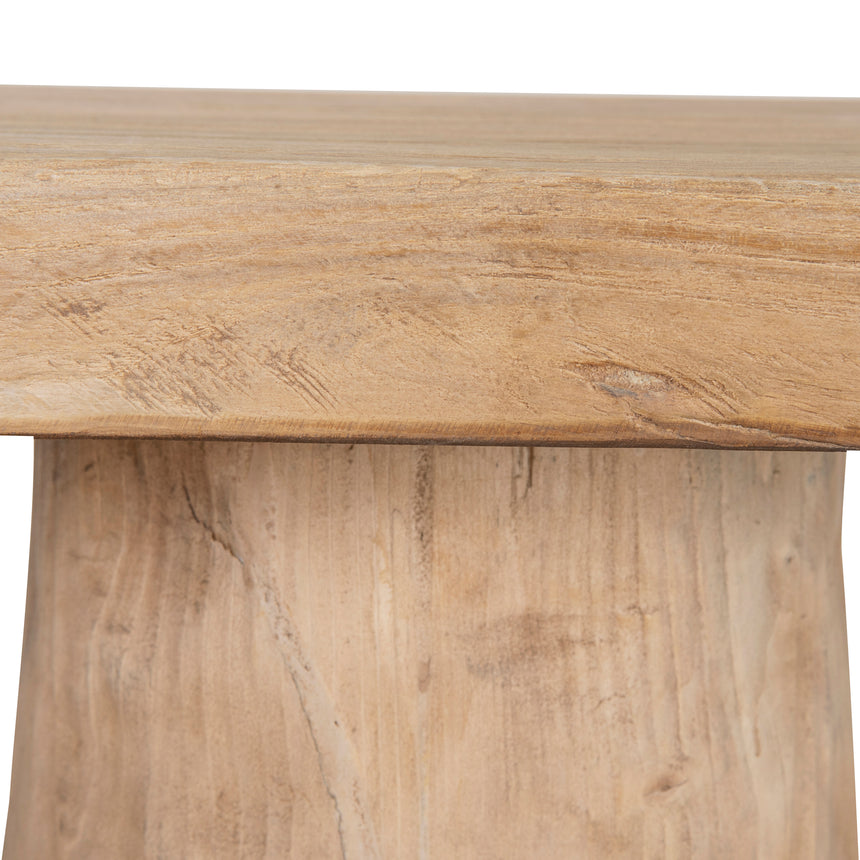 1.83m Elm Console Table - Natural