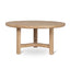 1.52m Elm Round Dining Table - Natural