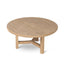 1.52m Elm Round Dining Table - Natural