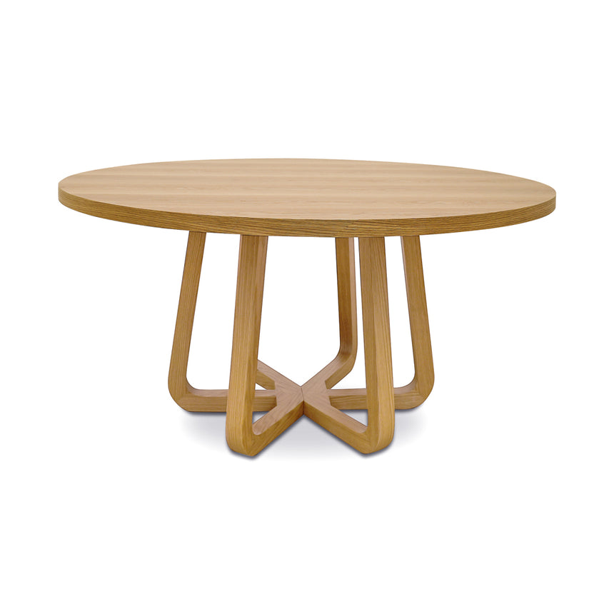 1.5m Round Dining Table - Natural