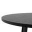 1.5m Round Dining Table - Full Black