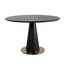 1.2m Round Dining Table - Full Black