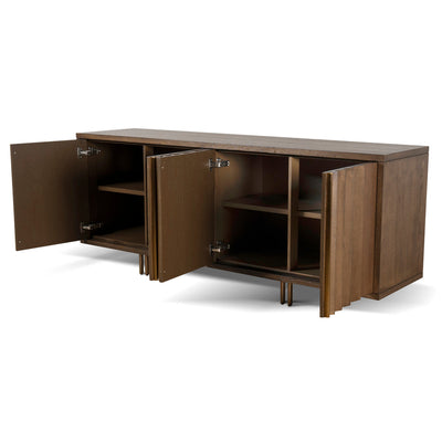 2m Buffet Unit - Caramel Oak