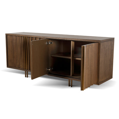 2m Buffet Unit - Caramel Oak