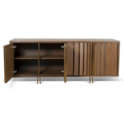 2m Buffet Unit - Caramel Oak