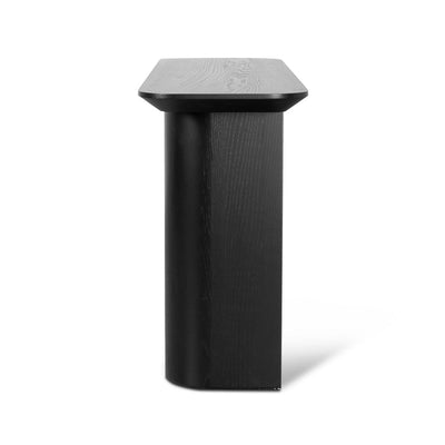 1.5m Console Table - Textured Espresso Black