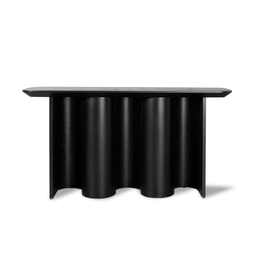 1.5m Console Table - Textured Espresso Black