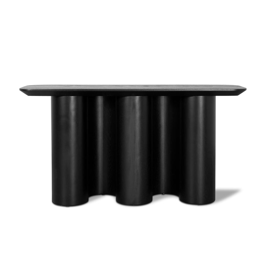 1.5m Console Table - Textured Espresso Black