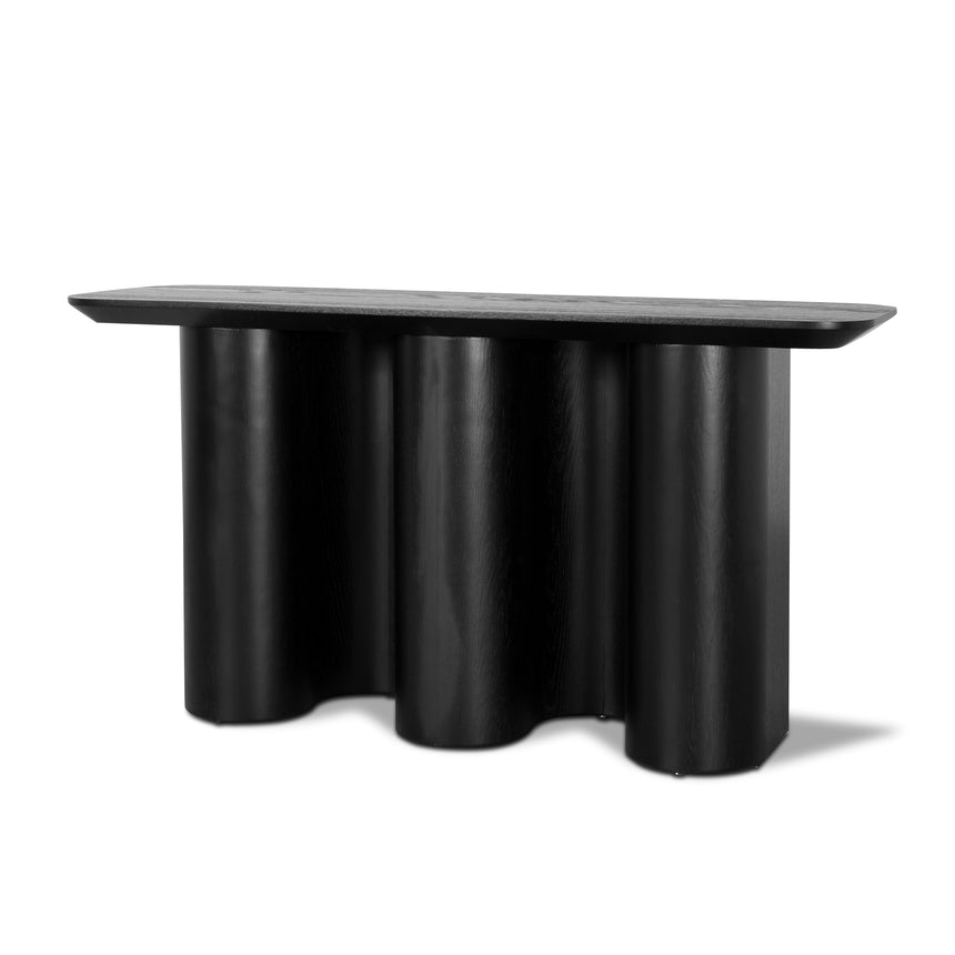 1.5m Console Table - Textured Espresso Black