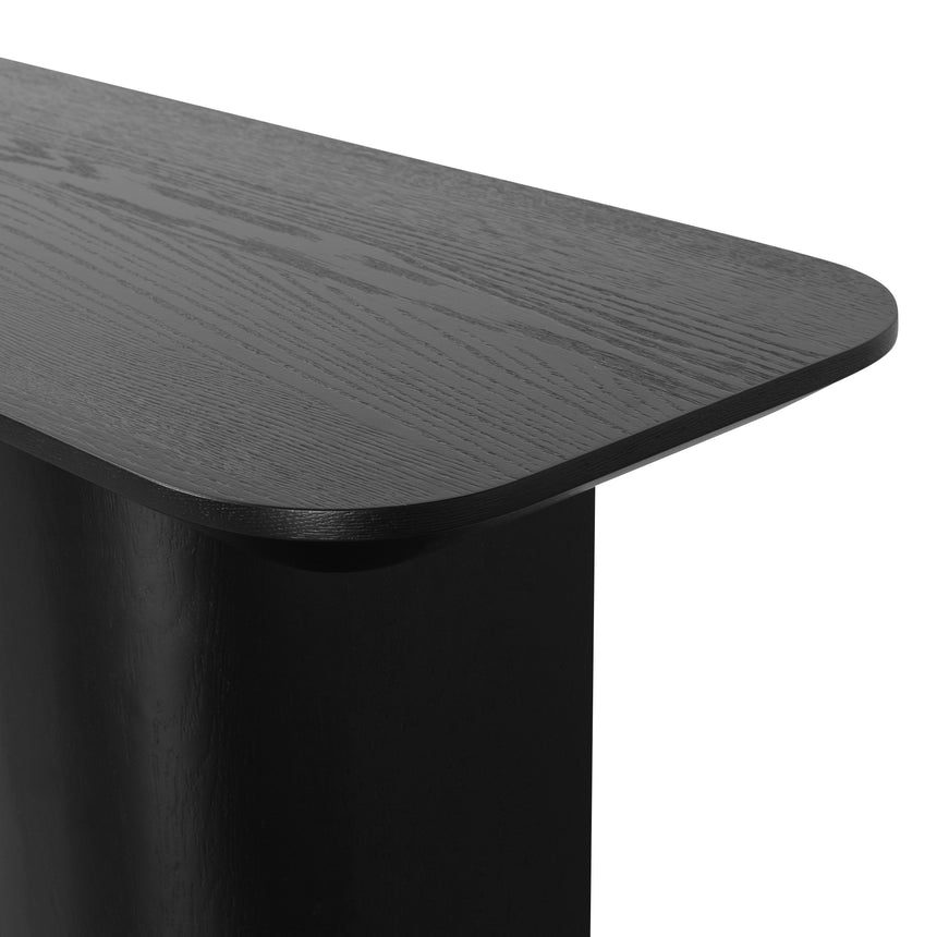 1.5m Console Table - Textured Espresso Black