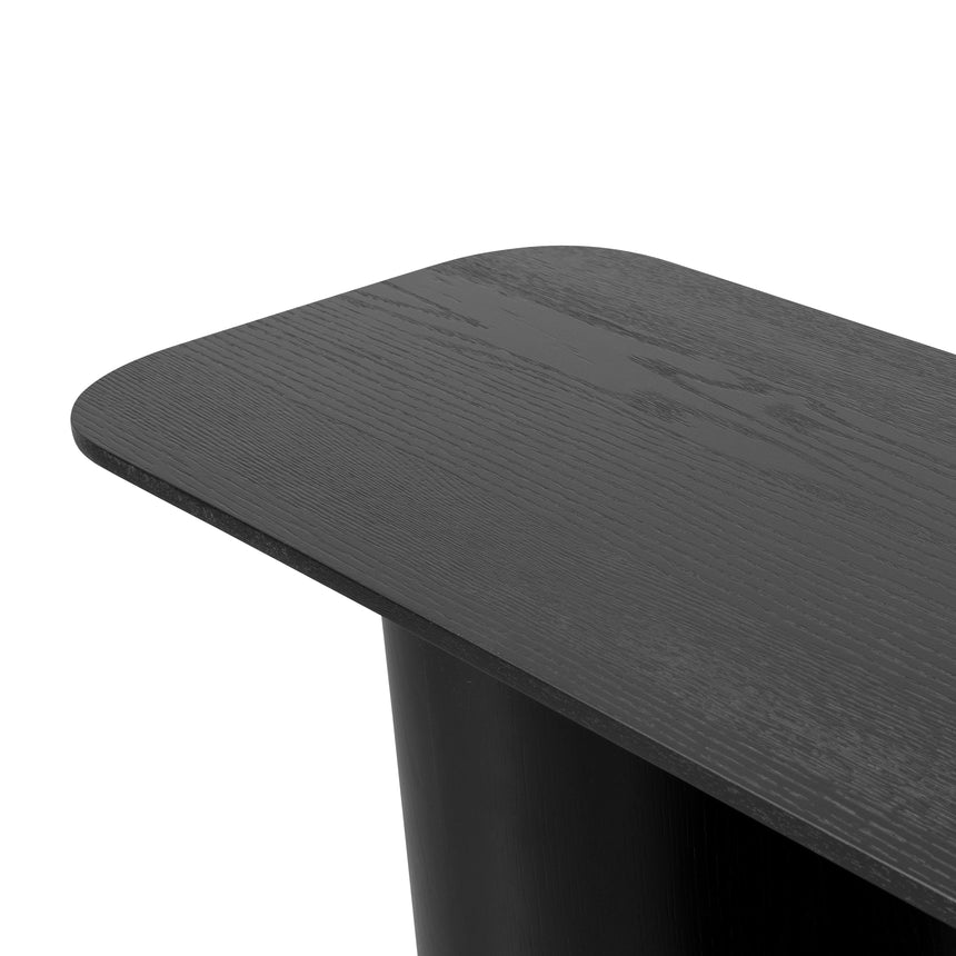 1.5m Console Table - Textured Espresso Black