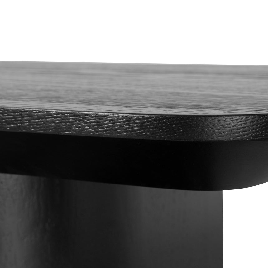 1.5m Console Table - Textured Espresso Black