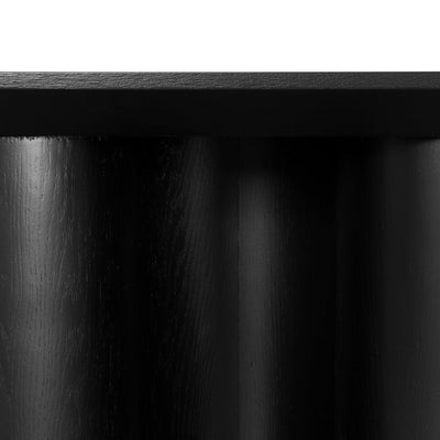 1.5m Console Table - Textured Espresso Black