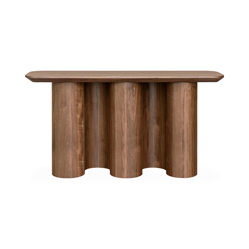 1.5m Console Table - Light Walnut