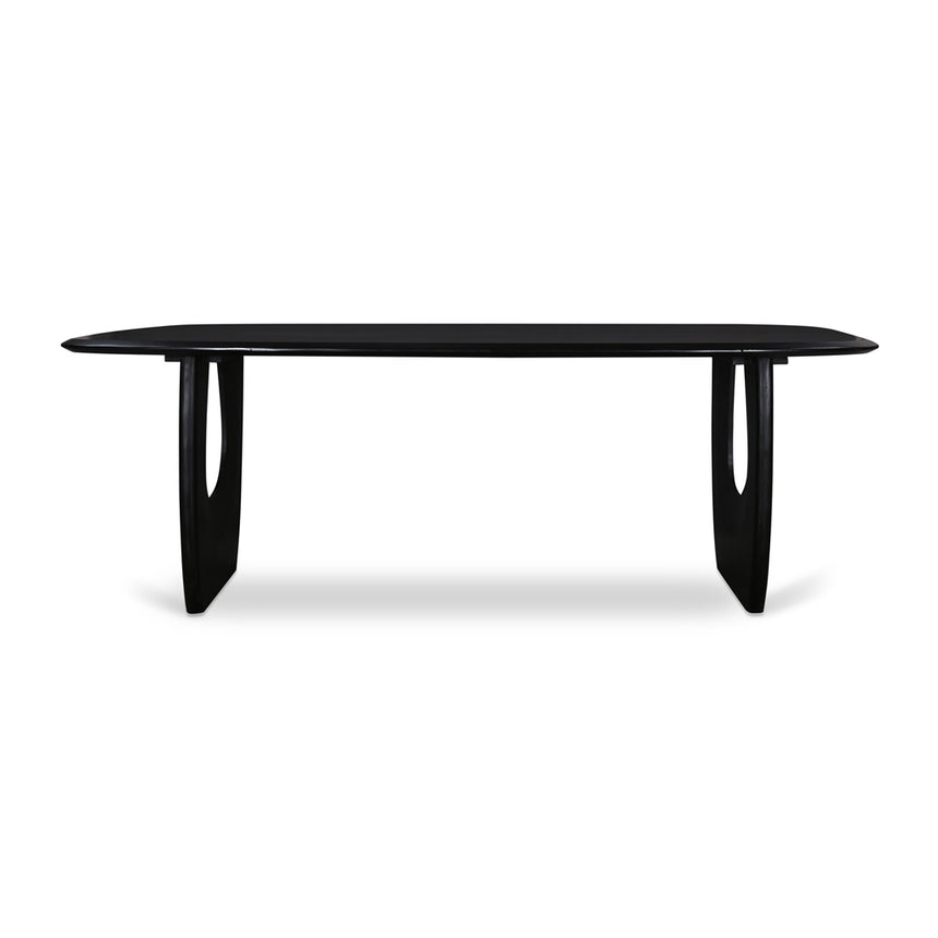 2.2m Dining Table - Full Black