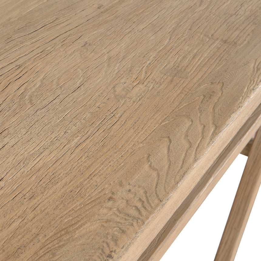 1.8m Elm Console Table - Natural