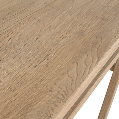 1.8m Elm Console Table - Natural