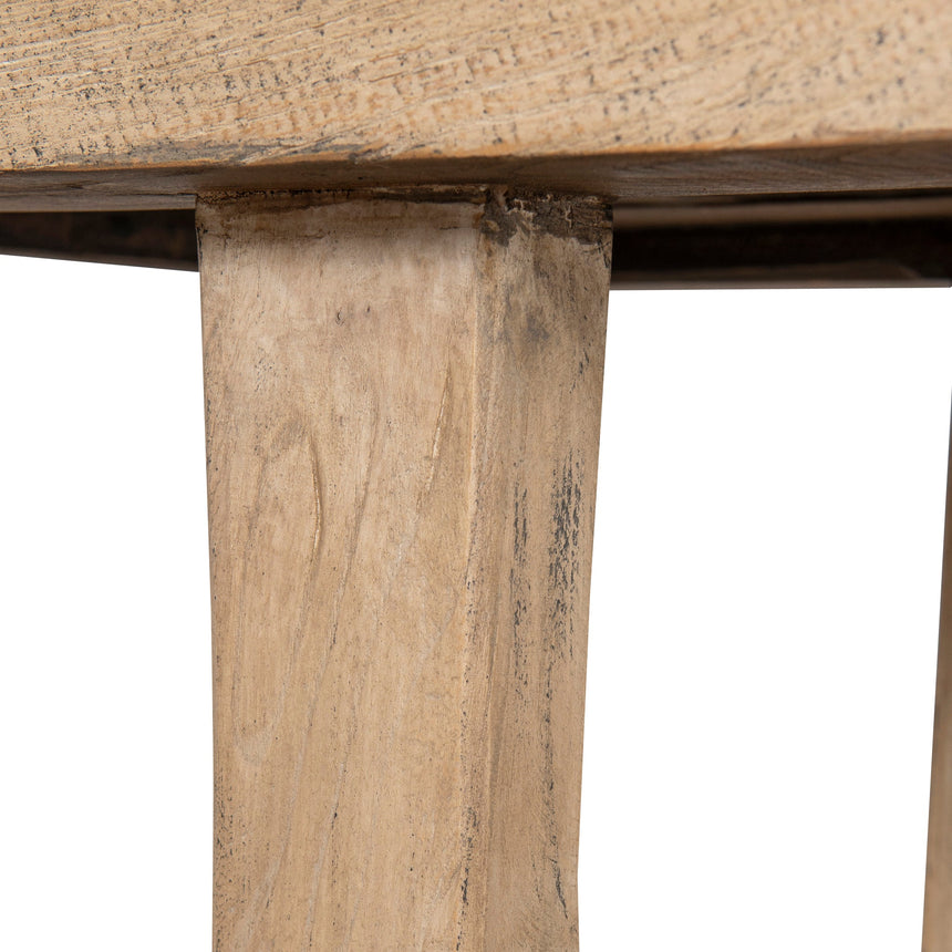 1.8m Elm Console Table - Natural