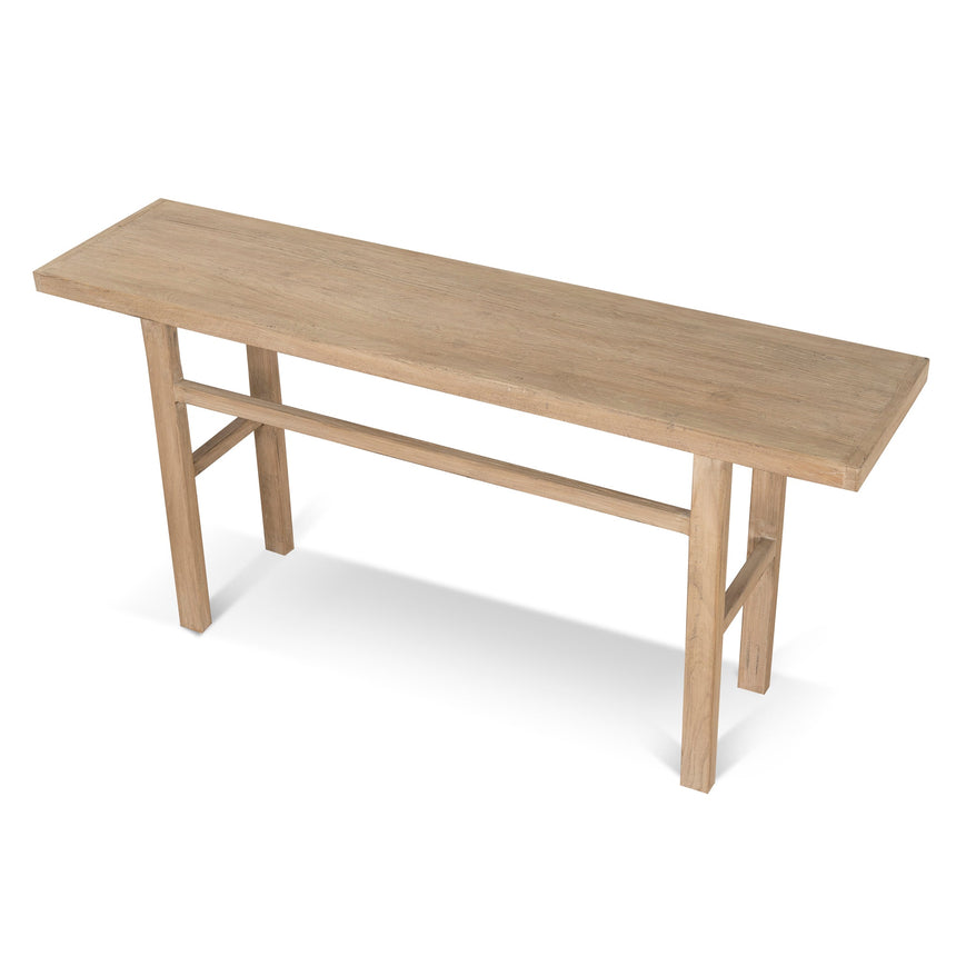 1.8m Elm Console Table - Natural