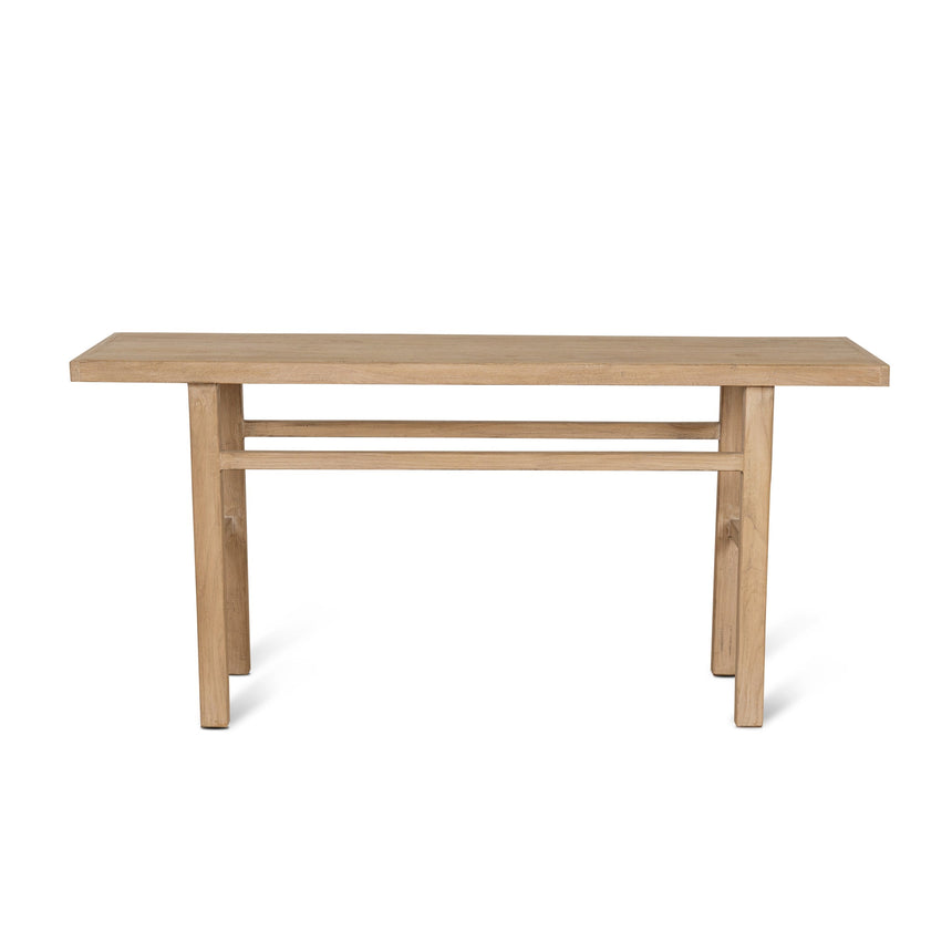 1.8m Elm Console Table - Natural