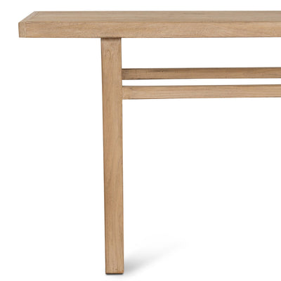 1.8m Elm Console Table - Natural