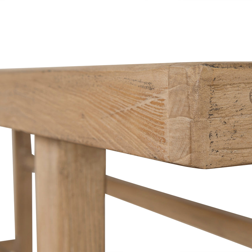 1.8m Elm Console Table - Natural