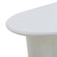 1.8m Oval Dining Table - White