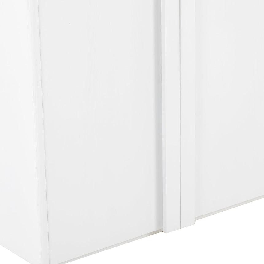 Ash Curve Cabinet - White