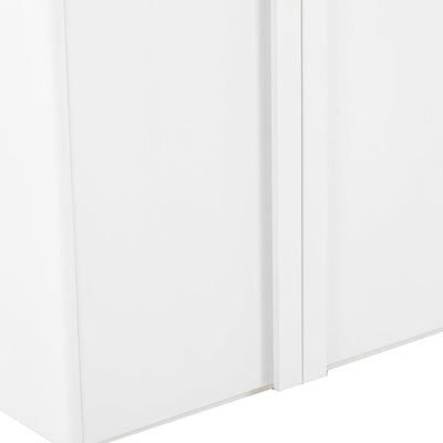 Ash Curve Cabinet - White