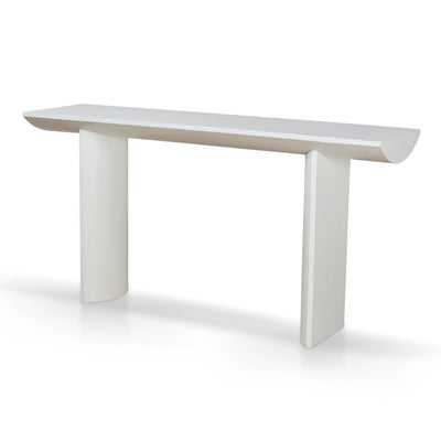 1.6m Console Table - White Oak