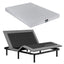 King Bed Frame and Giselle Bedding King Memory Foam Mattress Set, Electric Bed Base with Zero Gravity & 7 Zone Cooling Comfort for Back Pain Relief, Black & Grey, 15cm Thickness