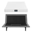 King size bed frame & Giselle Bedding King Mattress Combo, adjustable bed Base for Snoring Relief, Independent Head Foot Incline, Wireless Remote, Black,20cm Thickness