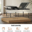 Double size bed frame with Giselle Bedding Double Mattress, adjustable bed Base Combo for Snoring Relief, Independent Head Foot Incline, Wireless Remote, Black,18cm Thickness