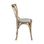 Kasan Side Chair Natural Oak with Oatmeal Linen Seat