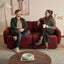Marlo 2 Seater Sofa Wine