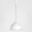 Brasserie Overhead Ceiling Pendant Large White