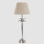 Casablanca Table Lamp Base Antique Silver- Base Only