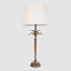 Casablanca Table Lamp Base Brown- Base Only
