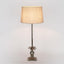 Caribbean Pineapple Table Lamp Base Antique Silver- Base Only