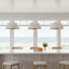 Alfresco Dome Ceiling Pendant White and Copper