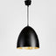 Egg Ceiling Pendant Black and Silver