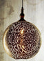 Moroccan Ball Ceiling Pendant Medium Silver