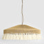 Arignon Raffia Peper and Cotton Ceiling Pendant large