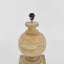 Coach Base Only - Natural - Turned Wood Ball Balustrade Table Lamp Base Only - House of Isabella AU