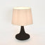 Soren Table Lamp & Linen Shade Black