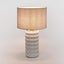 Condotti White Table Lamp & Shade