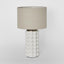 Condotti White Table Lamp & Shade